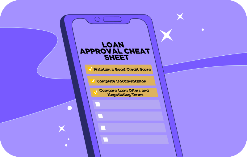 Notes on phone with tips for getting approved for online loans with low interest in the Philippines