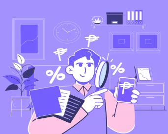 man seriously reviewing the terms of his cash loan over the phone