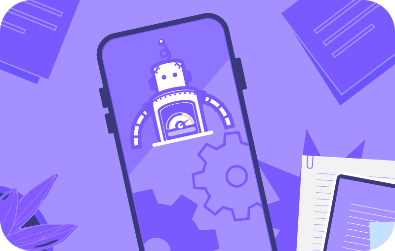 Phone with Robot